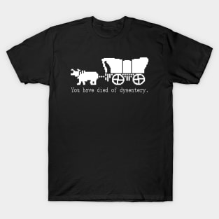 You Have Died of Dysentery - Retro Gaming T-Shirt